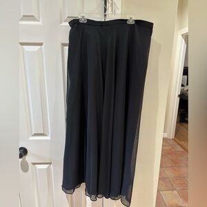 Black plus maxi skirt size 16w evening